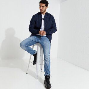 Aeropostale Fashion Casual Navy Bomber Jacket Woman's Size Medium